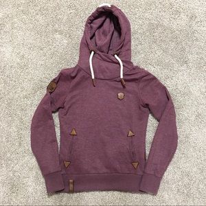 Burgundy Naketano Hoodie
